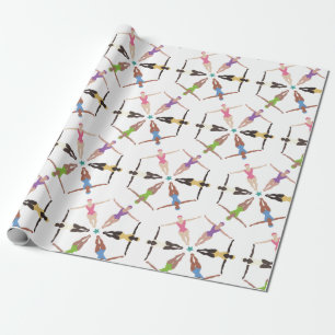 Papel De Regalo Nadadores Sincronizados