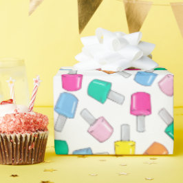 Papel De Regalo Nail Polaco Spa Fiesta Manicure Beauty Cumpleaños