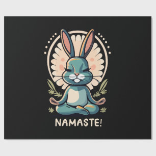 Papel De Regalo namaste conejo yoga conejo meditación
