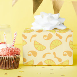 Papel De Regalo Naranja