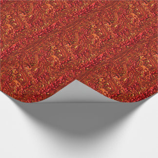 Papel De Regalo Naranja extranjero (Bubbling Lava)