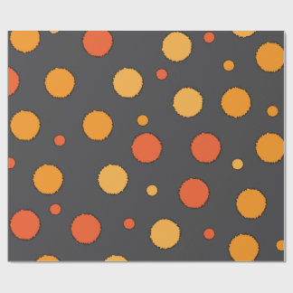 Papel De Regalo Naranja manchado