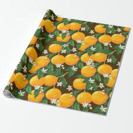 Papel De Regalo Naranjas