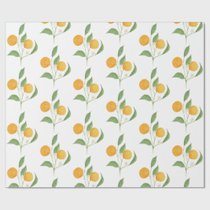 Papel De Regalo naranjas