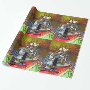 PAPEL DE REGALO NARROWBOATS