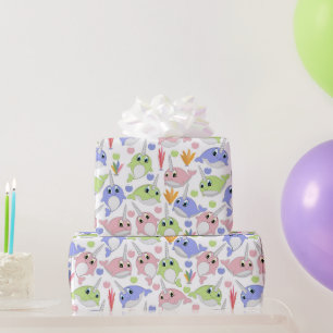 Papel De Regalo Narvales Coloridos para Niños