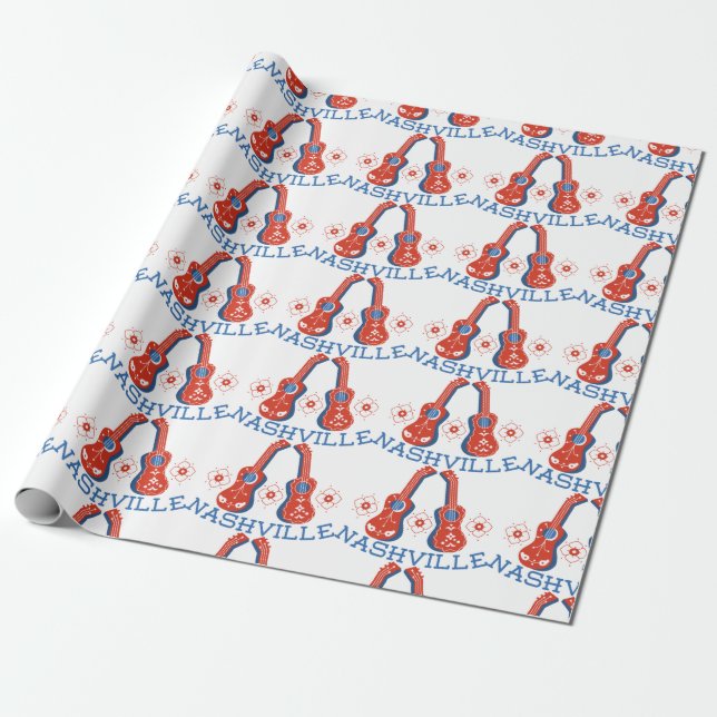Papel De Regalo Nashville (Desenrollado)