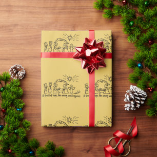 Papel De Regalo Natividad Navidad Familia Cristiana Combinación 