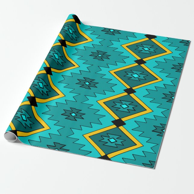 Papel De Regalo Nativo americano (Desenrollado)