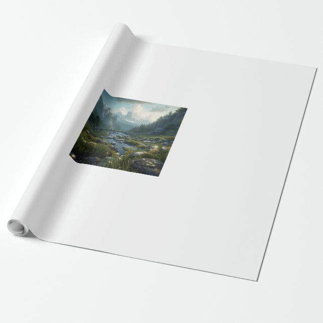 Papel De Regalo Naturaleza 21 (Desenrollado)