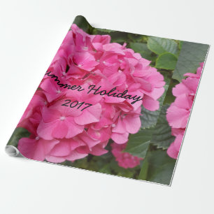 Papel De Regalo Naturaleza de la fotografía floral rosa