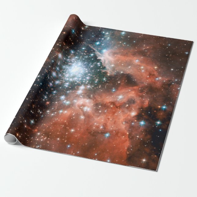 Papel De Regalo Naturaleza del lugar de la estrella nebulosa gigan (Desenrollado)