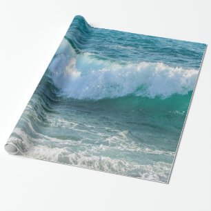 Papel De Regalo Naturaleza náutica impresionante del océano de l