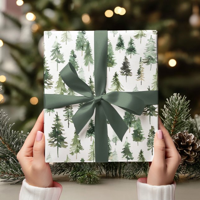 Papel De Regalo Nature-Inspired Watercolor Christmas (Subido por el creador)