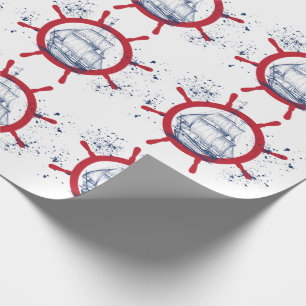 Papel De Regalo Nautical Sailboat Marine