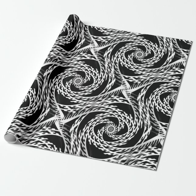 Papel De Regalo Navajo Swirls. (Desenrollado)