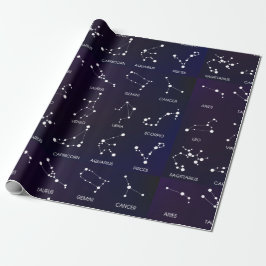 Papel De Regalo Nave o regalo de estrella zodiaca