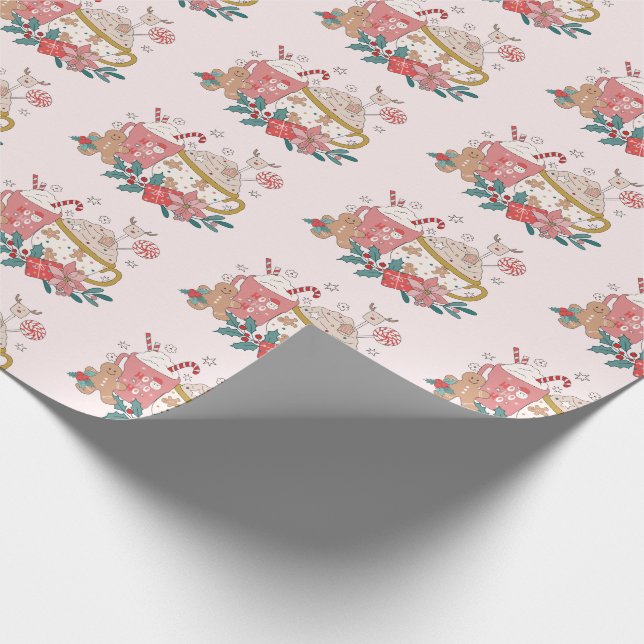 Papel De Regalo Navidad adorable (Esquina)