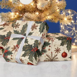 Papel De Regalo Navidad Atemporal