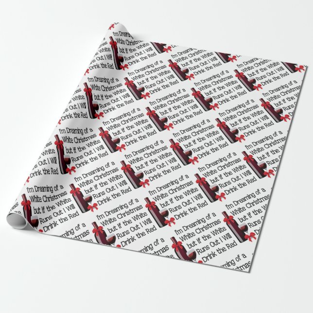 Papel De Regalo Navidad Blanca (Desenrollado)