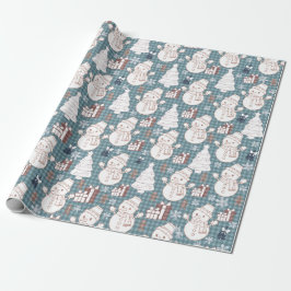 Papel De Regalo Navidad Caprichosa Acogedora 