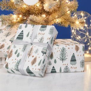 Papel De Regalo Navidad con Hygge de Invierno Nórdico