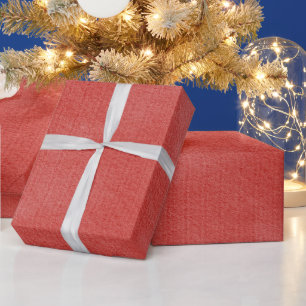 Papel De Regalo Navidad con textura roja