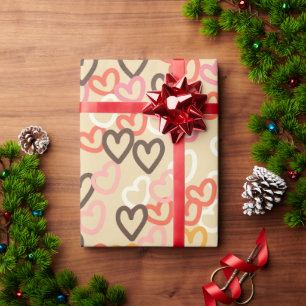 Papel De Regalo Navidad Copo de Nieve Plaid Búfalo Verde Rústico