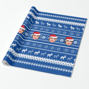 Papel De Regalo Navidad de Alexandria Ocasio-Cortez (AOC)