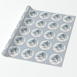 Papel De Regalo Navidad de Bichon Frise