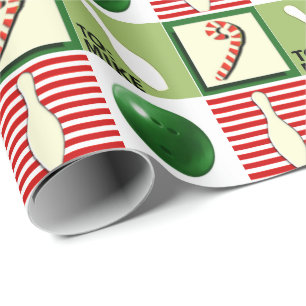 Papel De Regalo Navidad de bolos personalizada