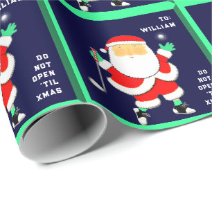 Papel De Regalo Navidad de Golf