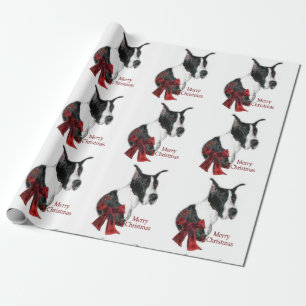 Papel De Regalo Navidad de great dane de la capa