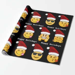 Papel De Regalo Navidad de la emoji