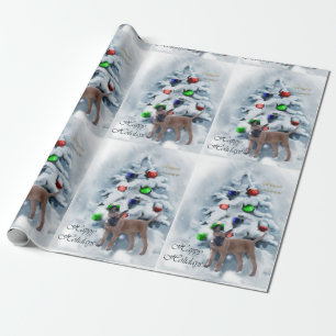 Papel De Regalo Navidad de Malinois del belga