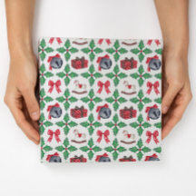 Navidad de Parche Heirloom Holly
