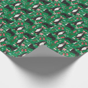 Papel De Regalo Navidad de perro de montaña en Bernese