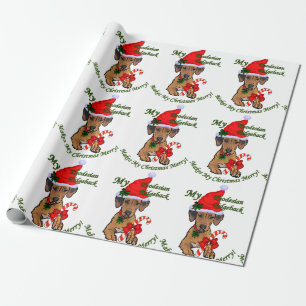 Papel De Regalo Navidad de Rhodesian Ridgeback