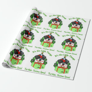 Papel De Regalo Navidad de Shih Tzu