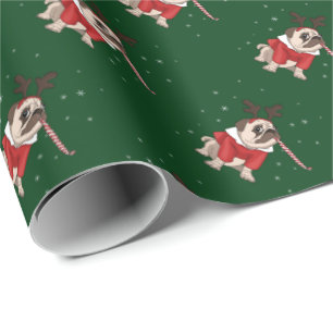 Papel De Regalo Navidad del barro amasado