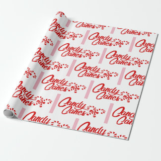 Papel De Regalo Navidad del bastón de caramelo