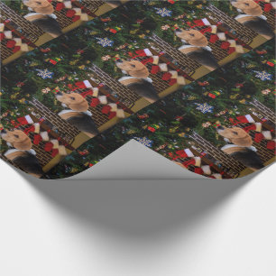 Papel De Regalo Navidad del beagle