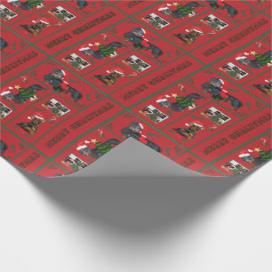 Papel De Regalo Navidad del Dachshund