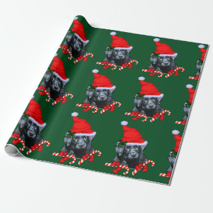 Papel De Regalo Navidad del labrador retriever