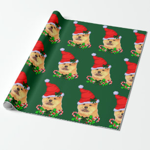 Papel De Regalo Navidad del perro chino de perro chino