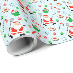Papel De Regalo Navidad del portero de Lacrosse