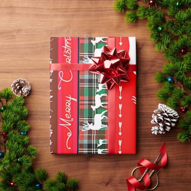 Papel De Regalo Navidad en el bosque (Regalo de vacaciones)