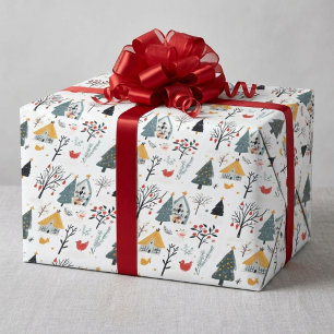 Papel De Regalo Navidad escandinava