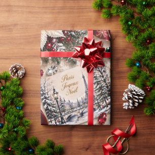 Papel De Regalo Navidad Esmeralda Parisina