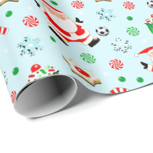 Papel De Regalo Navidad Fútbol